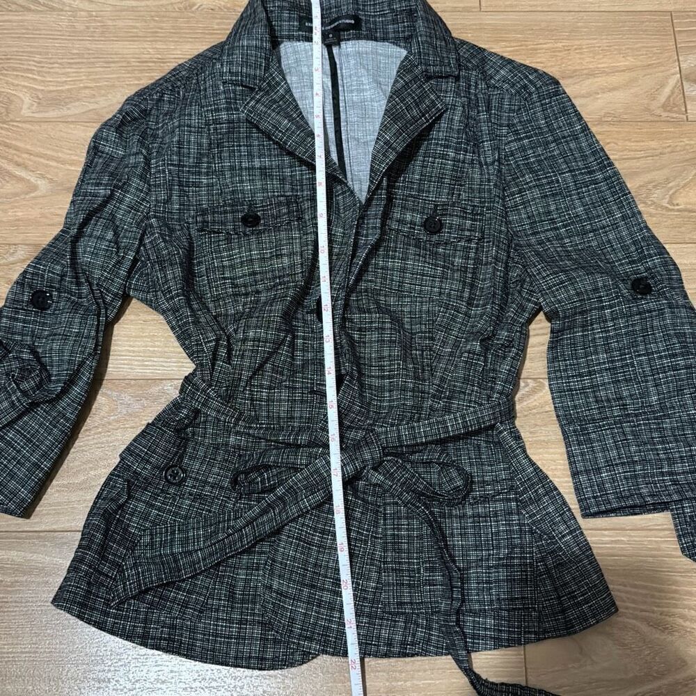 Express Design Studio Button Down Blazer Shirt Si… - image 4